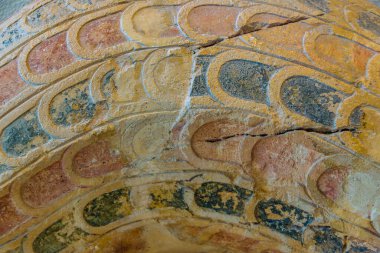 Atina, Yunanistan 'daki Akropolis Müzesi' ndeki Antik Yunan 'ın ayrıntıları