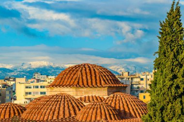 Dış görünüş Bizans tarzı kilise, Atina, Yunanistan