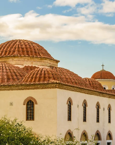 Dış Görünüş Bizans Tarzı Kilise Atina Yunanistan — Stok fotoğraf