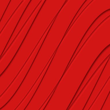 Kırmızı Cornell kıvrımlı soyut doğrusal desen arkaplanı