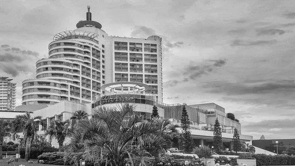 Punta Del Este Uruguai Fevereiro 2021 Famosa Fachada Hotel Casino — Fotografia de Stock