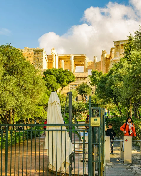 Athens Grekland Januari 2020 Registrera Och Biljettzon Akropolplats Utlänningar Grekland — Stockfoto