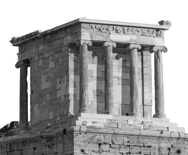 Isolated Photo Famous Athena Nike Temple Acropolis Site Athens Greece — Stock Photo, Image