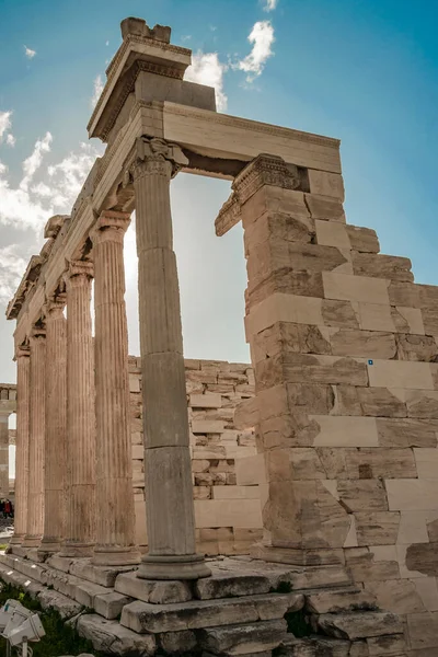 アクロポリスのサイトで建築の詳細 アテネ ギリシャ — ストック写真