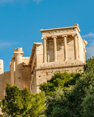 Akropolis sahasında mimari detay, Atina, Yunanistan