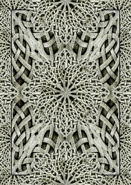 Ancient Arabesque Ornament Stone Artwork — Stock Photo, Image