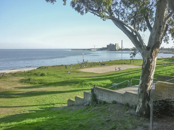 Blick auf den Strand von Montevideo — Stockfoto