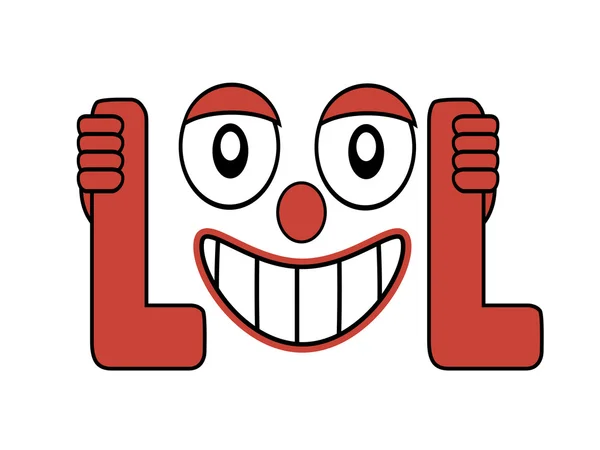 Laughing Out Loud Illustration — Stockfoto