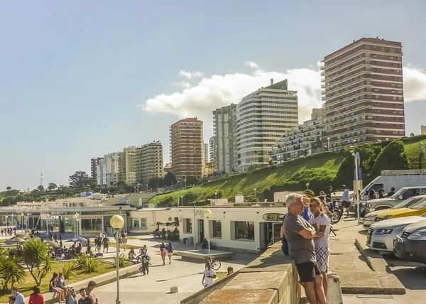 Promenady Mar del Plata — Zdjęcie stockowe