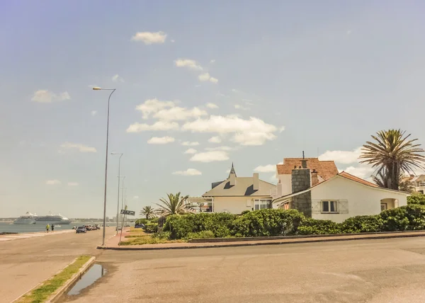 Punta del este Häuser Seitenansicht — Stockfoto