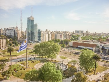 Montevideo havadan görünümü