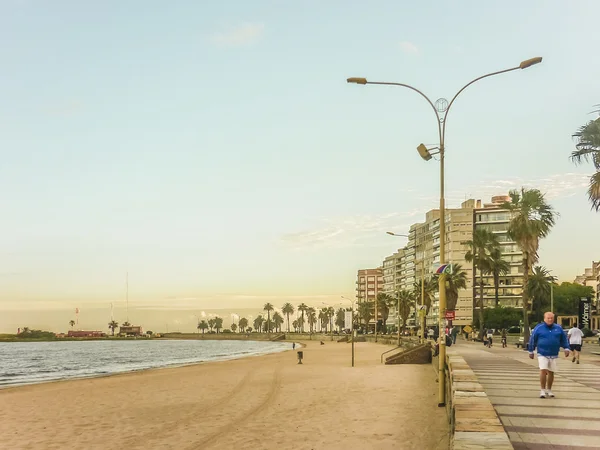 Paseo marítimo de Montevideo — Foto de Stock