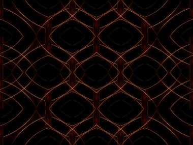 Geometrik soyut koyu örnek