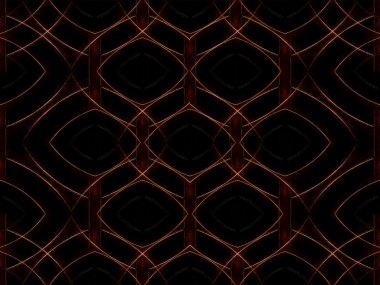 Geometrik soyut koyu örnek