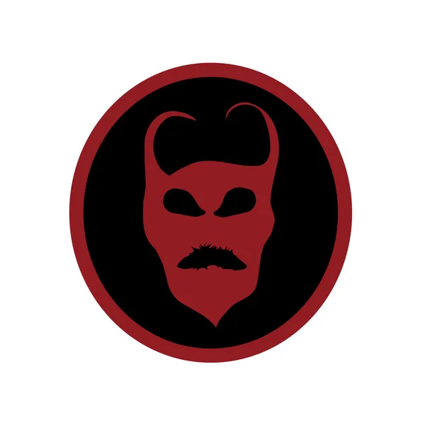 Diabo símbolo logotipo — Fotografia de Stock