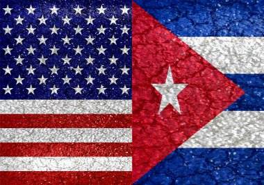 ABD ve Küba bayrağı United