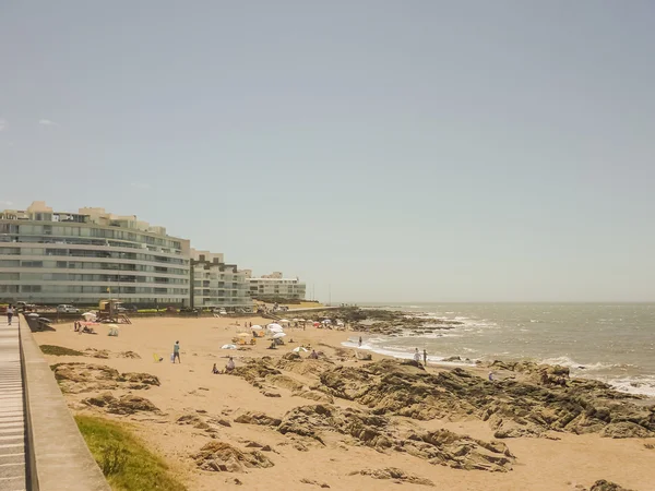 Sommer am Strand in Punta del este — Stockfoto