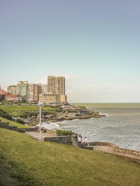 Mar del Plata 浮桥 — 图库照片