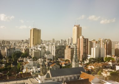 Havadan görünümü Mar del Plata binalar