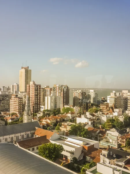 Vista aérea Edificios Mar del Plata — Foto de Stock