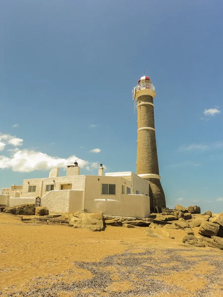 Jose ignacio Leuchtturm und Strand — Stockfoto