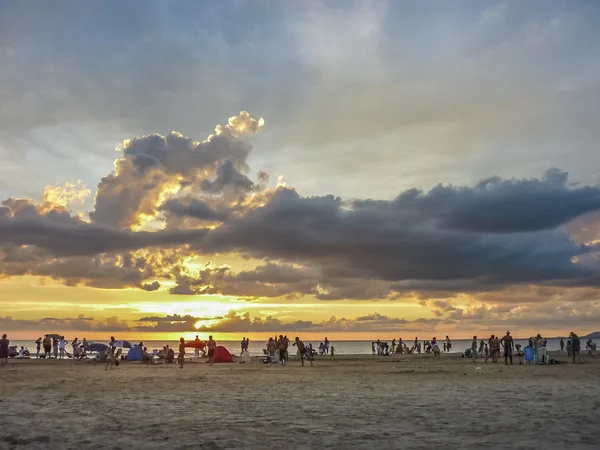 乌拉圭蓬塔·巴莱纳海滩 — 图库照片