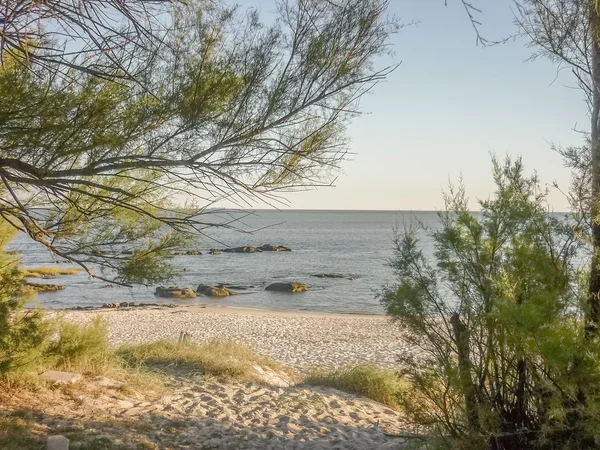 Pustej plaży w montevideo — Zdjęcie stockowe