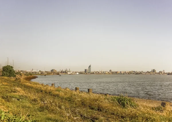 Montevideo kust bij daytim — Stockfoto