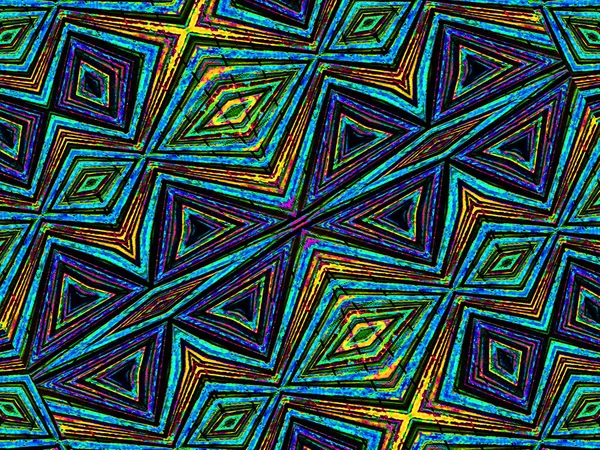 Padrão geométrico tribal colorido — Fotografia de Stock