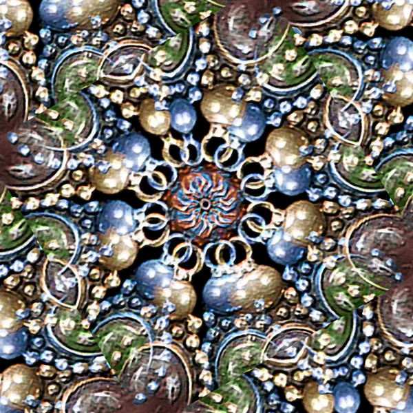 Ornamento multicolor Fondo de lujo —  Fotos de Stock