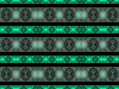 geometrik elmas motif desen