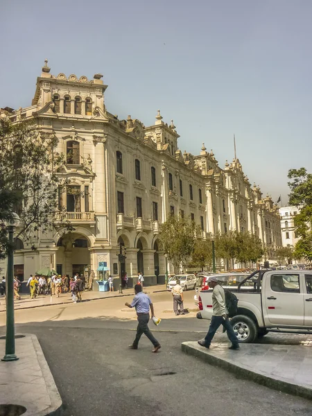 秘鲁利马的圣马丁广场 — 图库照片
