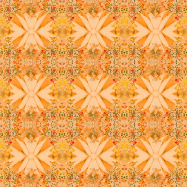 Çok renkli Floral Swirls dekoratif arka plan