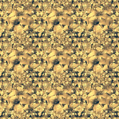 Çok renkli Floral Swirls dekoratif arka plan
