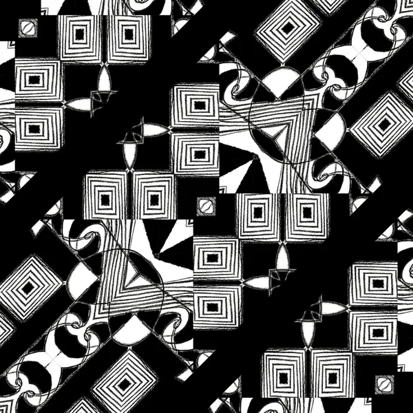 Zentangle Geometric Pattern — Stock Photo, Image