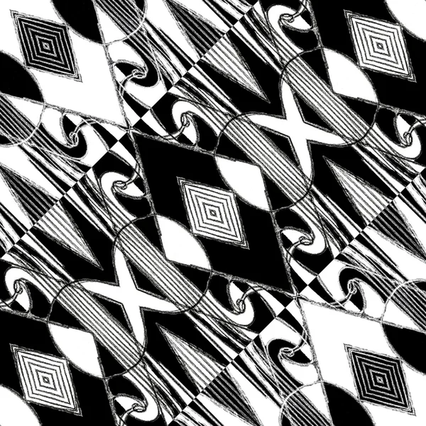 Zentangle 幾何学的なパターン — ストック写真