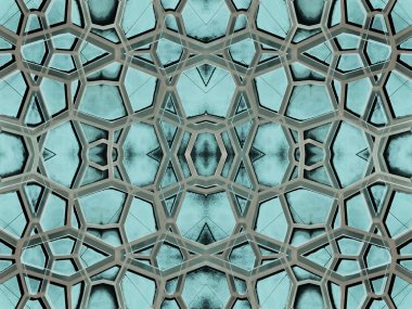 Fütüristik soyut Arabesk desen