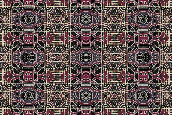 Tribal geometrische patroon van de kunst — Stockfoto