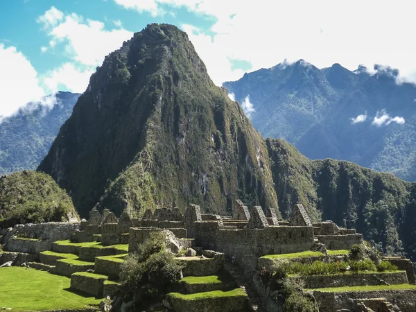 Machu Picchu City Vue Aérienne — Photo