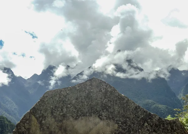Imitation Shape of a Mountain in Maccchu Pichu — Stock Photo, Image