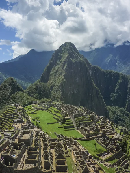 Vista aerea della città di Machu Picchu — Foto Stock
