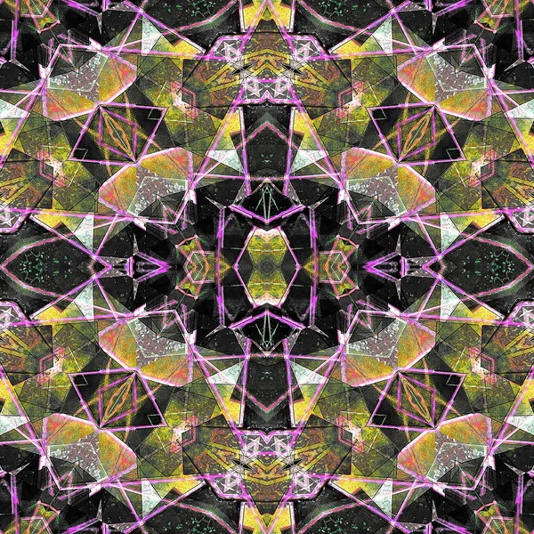 Patrón geométrico Grunge sin costura —  Fotos de Stock