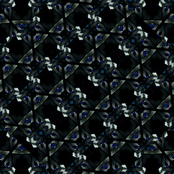 Geometriai Modern sötét Seamless Pattern — Stock Fotó