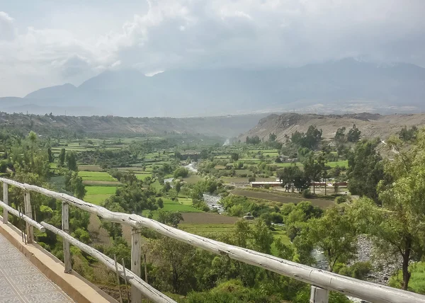 Misti Volcano and Arequipa Outsides from a Gazer — Stock Photo, Image