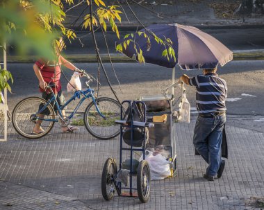 montevideo gıda sokak satıcısı