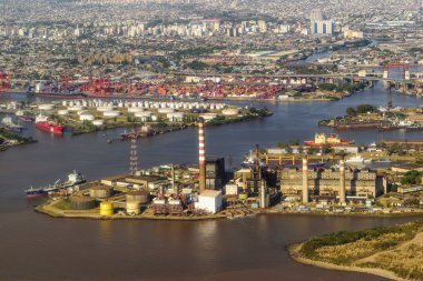 pencere uçaktan buenos aires havadan görünümü