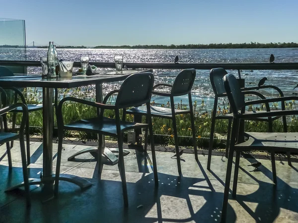 Restaurant with View of Parana River — Stock Photo, Image