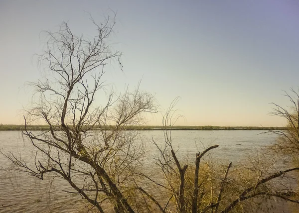 Parana folyó rosario Argentínában — Stock Fotó