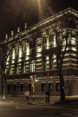 Montevideo kentsel gece çekimi