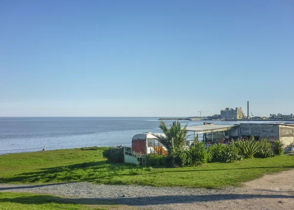 Blick auf den Strand von Montevideo — Stockfoto
